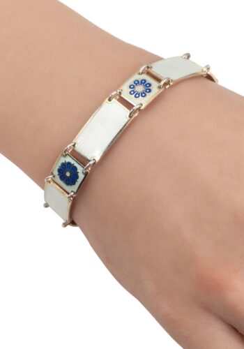 Ca. 1940 - Norwegian enamel bracelet - Image 3