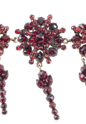 Ca. 1870 - Garnet necklace - Image 4