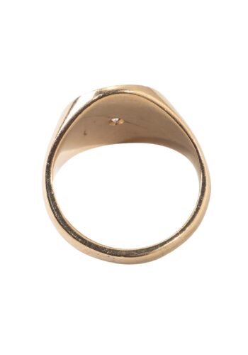 Dated 1974 – Men´s ring with one diamond - Image 3