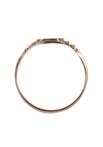 Dated 1938 – Art déco signet ring - Image 4