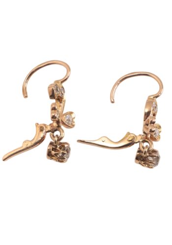 Ca. 1980 – Vintage diamond earrings - Image 3