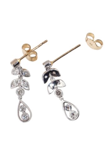 Ca. 1980 – Vintage diamond earrings - Image 4