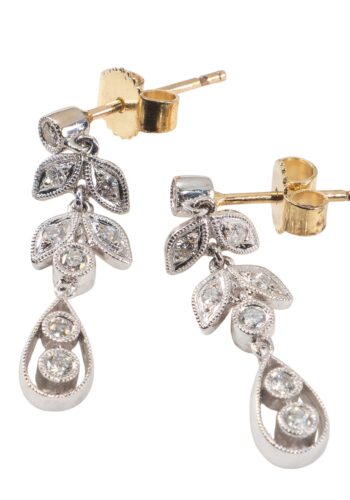 Ca. 1980 – Vintage diamond earrings - Image 5