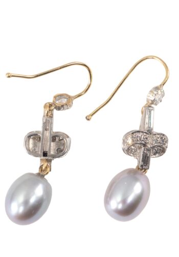 Ca. 1960 – Vintage pearl earrings - Image 4