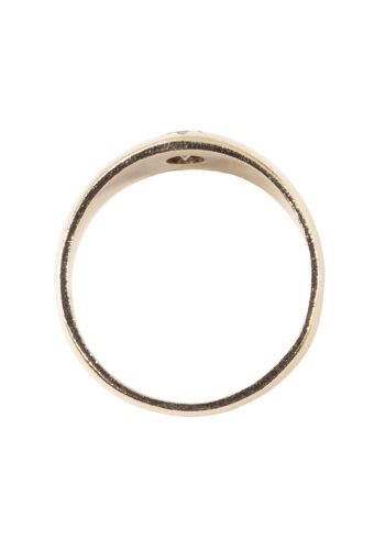 Dated 1964 – Band ring with one diamond - Image 5