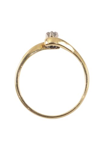 Dated 1984 – Vintage engagement ring with diamond solitaire - Image 4