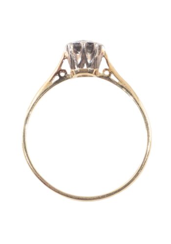 Ca. 1950 – Engagement ring with diamond solitaire - Image 5