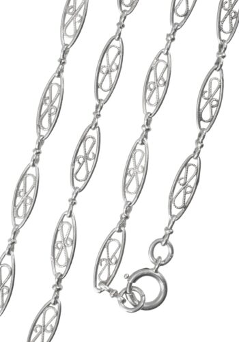 Ca. 1890 – Art Nouveau longguard silver chain - Image 3