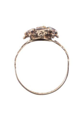Dated 1868 – Victorian ring with almandines - Image 4