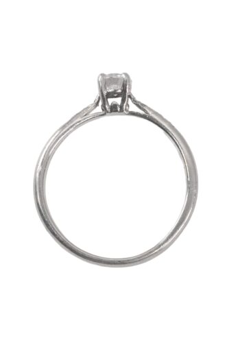 Ca. 1970 – Engagement ring with diamond solitaire - Image 4