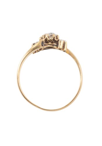 Ca. 1900 – Moi et Toi ring with diamonds - Image 5