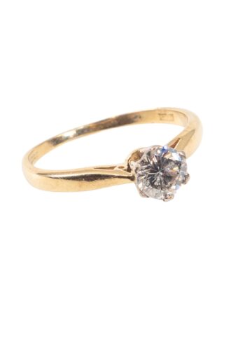 Dated 1994 – Vintage engagement ring with diamond solitaire - Image 3