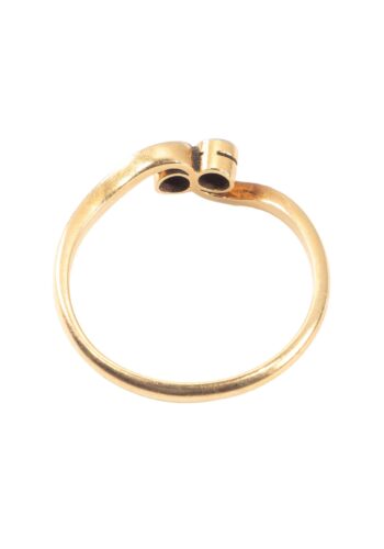 Ca. 1940 – Art déco ring with diamonds - Image 3