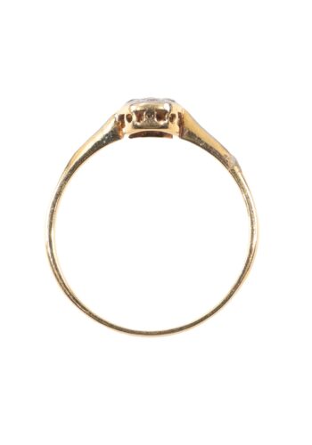 Ca. 1920 – Art déco ring with diamonds - Image 4