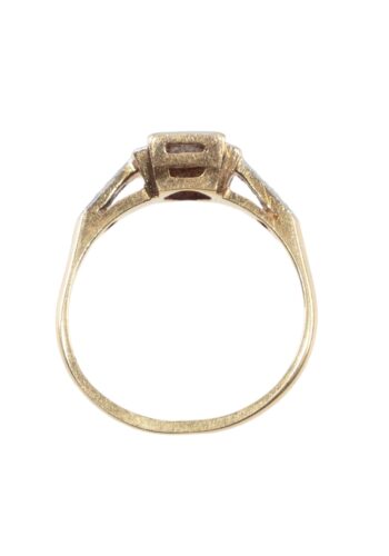 Ca. 1930 – Engagement ring with diamond solitaire - Image 4