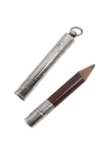 Dated 1922 – Pendant silver pencil case - Image 3
