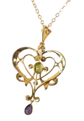 Ca. 1910 - Edwardian suffragette pendant - Image 4