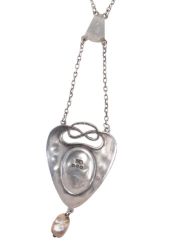 Dated 1912 – Art Nouveau necklace in silver - Image 4