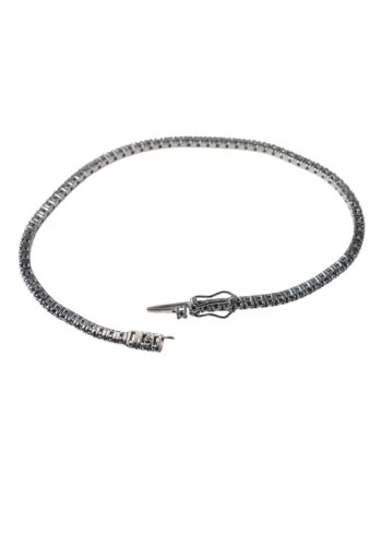 Tennis bracelet with black diamonds - Image 5