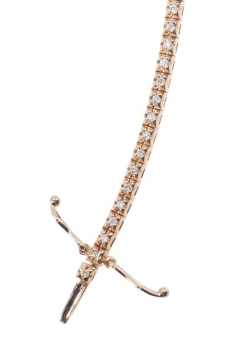 Tennis bracelet with diamonds
