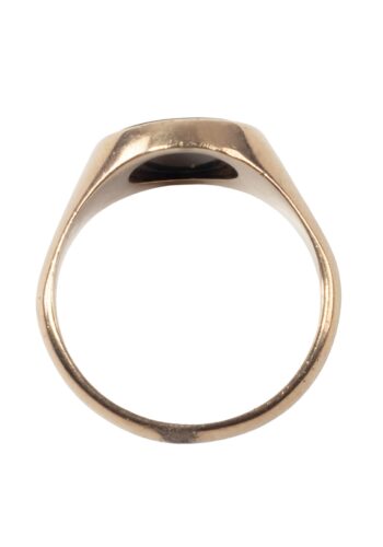 Dated 1961 – Men´s ring/signet ring with blood jasper - Image 4