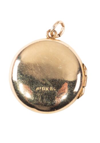 Ca. 1910 - Locket with hand engraving - Image 2