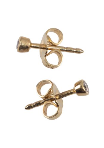 Ca. 1970 - Diamond ear studs - Image 3