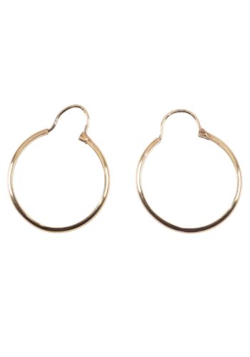 Ca. 1970 – Vintage gold creole earrings