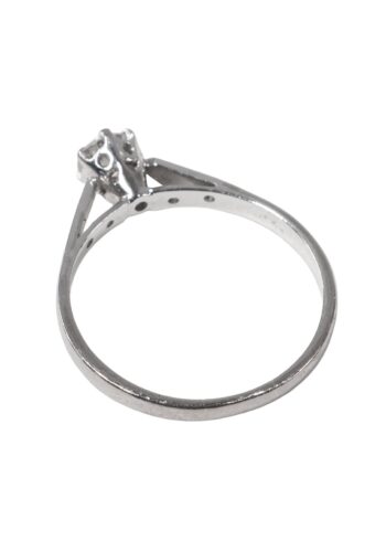 Ca. 1970 - Engagement ring with diamond solitaire - Image 4