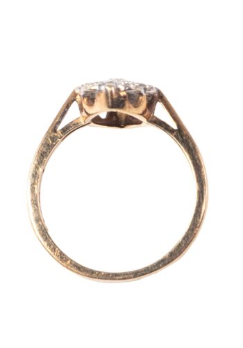 Ca. 1930 – Art déco engagement ring with diamonds - Image 4