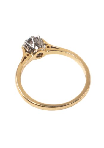 Dated 1989 – Vintage engagement ring with diamond solitaire - Image 4