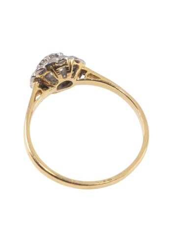 Ca. 1930 - Diamond cluster ring - Image 4