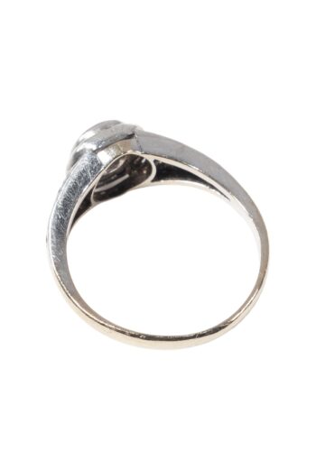 Ca. 1930 – Art déco engagement ring with diamond solitaire - Image 4