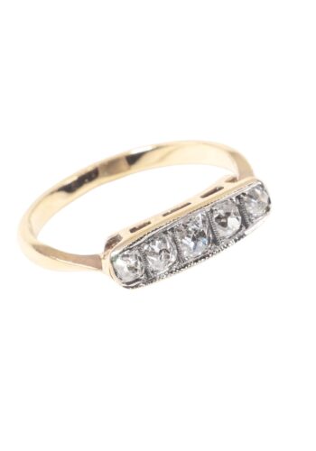 Ca. 1930 - Ring with diamonds - Image 3