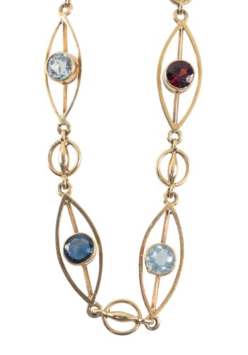 Ca. 1960 - Bracelet with multicolored gemstones - Image 3