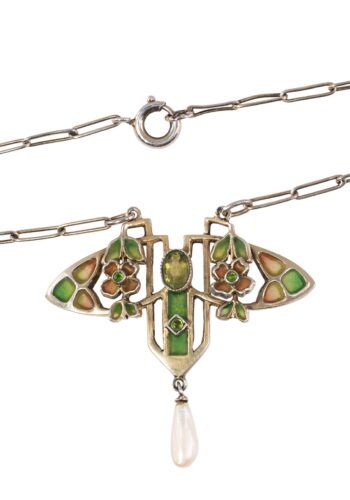 Ca. 1900 – Art nouveau pendant - Image 3