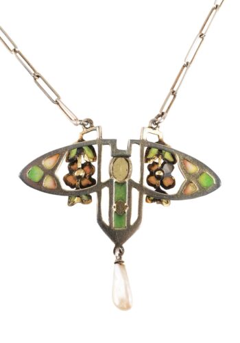 Ca. 1900 – Art nouveau pendant - Image 5