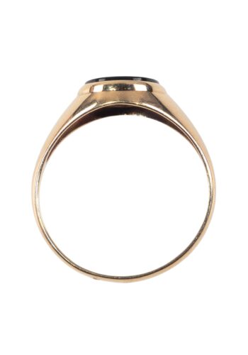 Dated 1967 – Men´s ring with onyx - Image 4