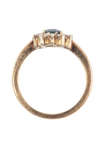 Ca. 1960 - Entourage ring with sapphire and diamonds - Image 5