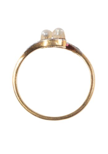 Ca. 1910 – You & me ring - Image 4