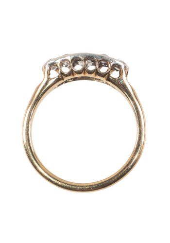 Ca. 1930 – Art déco ring with diamonds - Image 5