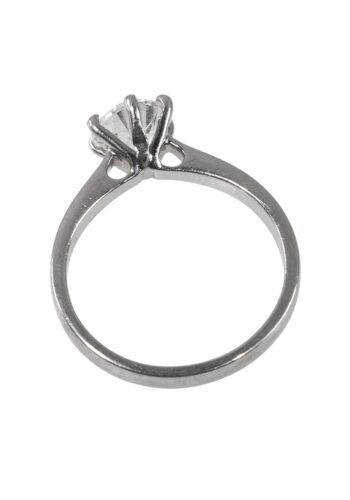 Ca. 1980 – Engagement ring with diamond solitaire - Image 4