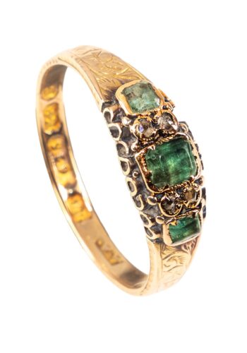 Dated 1867 – Victorian gold ring