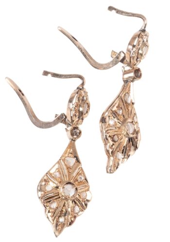 Ca. 1920 – Art Déco diamond earring - Image 3