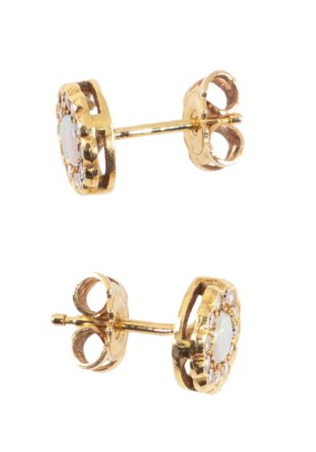 Ca. 1980 - Vintage opal ear studs - Image 3