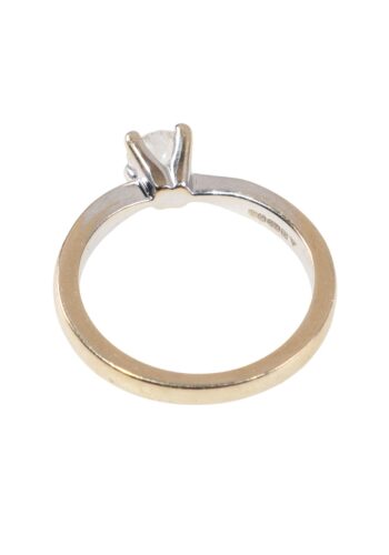 Ca. 1970 – Engagement ring with diamond solitaire - Image 3