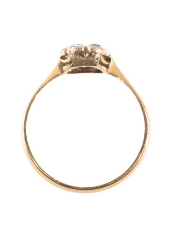 Ca. 1930 - Diamond cluster ring - Image 4