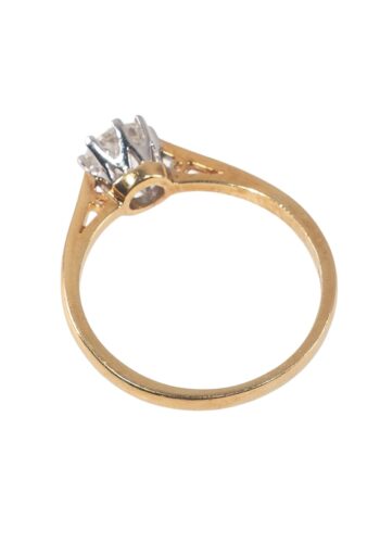 Ca. 1970 – Engagement ring with diamond solitaire - Image 4