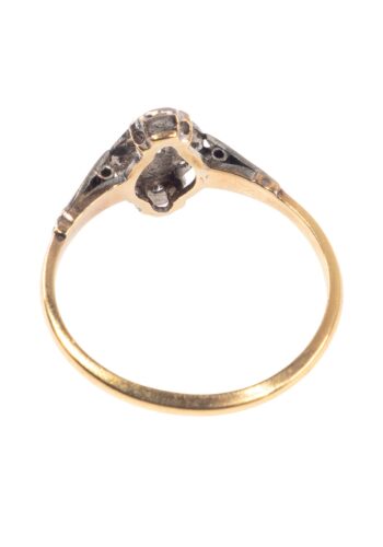 Ca. 1920 – Art déco ring with diamonds - Image 3