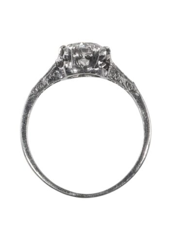 Ca. 1920 – Engagement ring with diamond solitaire - Image 5